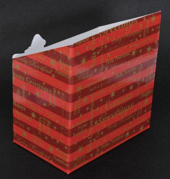 กล่องกระดาษ Hamper สีแดง พิมพ์  4 สี 1 หน้า เคลือบยูวีเงา 1 ด้าน