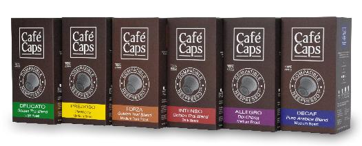 กล่อง Cafe Caps งานพิมพ์ 3 สี Pantone + ดำ 