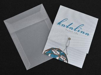 การ์ดเชิญ Invitation Card การ์ดเชิญสำหรับเปิดตัวรีสอร์ท มีการออกแบบที่สวยงามเป็นการ์ดเชิญแบบพับ