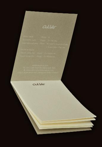 หน้าปกสมุด กระดาษ Nettuno สีเทา (Grigio) 215 แกรม
พิมพ์โลโก้ / ตัวหนังสือสีขาว 2 หน้า