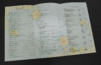 Spa Menu, Art Paper, Two-sided 310 Gsm 2 Folds
