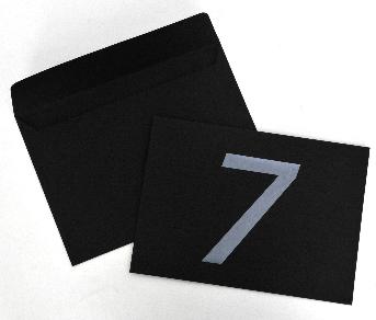 ซองขนาด A5 แนวนอนสั่งผลิต
กระดาษพิเศษ สีดำไส้ดำ
ปั้มไดคัทตามแบบและขนาด