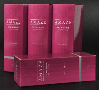 กล่องใส่เครื่องสำอาง แบรนด์ AMAZE  ผลิตภัณฑ์ Oxy Massage Bubble Cleanser