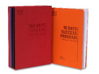 สมุดโน้ต BNI 90 Day Success program ด้านในใช้กระดาษถนอมสายตา สำหรับสมชิก BNI ใช้จดบันทึกการประชุม