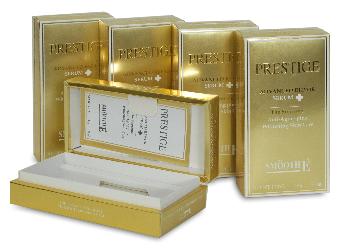 กล่องผลิตภัณฑ์ Smooth E Gold Series โดย สมูทอี
กล่องจั่วปัง ฝาติดแม่เหล็ก
ขนาดกล่องสำเร็จ 
กว้าง 6.2 ซม. สูง 14 ซม. หนา 3.5 ซม.