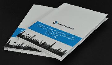 แฟ้ม World Bank Group Folder ขนาดสำเร็จ A4   พิมพ์สีดิจิตอล 4 สี 2 หน้า