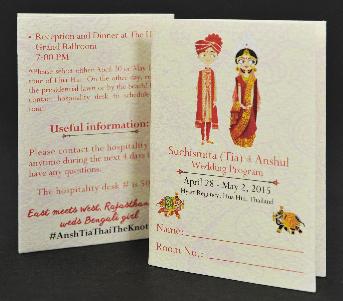 คีย์การ์ด Anshal & Tia By Keeran The Wedding Planing ขนาดประมาณ 9 x 5.5 ซม.ใส่บัตร ATM หรือบัตรเครดิตได้ 