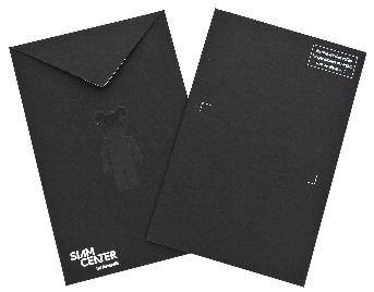 กระดาษพิเศษ สีดำสนิท
Burano สีดำ ความหนา 200 แกรม
ใช้เทคนิคพิเศษในการพิมพ์ทั้งหมด