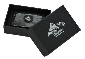 กล่องพรีเมี่ยมสีดำ กล่องใส่สบู่โคลนดำ Chipper Soap ขนาดบรรจุ 1 ก้อน  