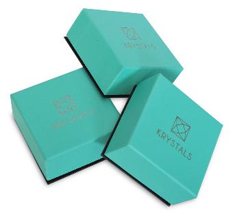 กล่องใส่สินค้าแบบฝาบน-ฝาล่าง กล่องฝาบนพิมพ์ 1 สี (สีเขียว pantone 3242c ) 