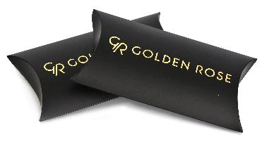 กล่องทรงหมอนสีดำ สำหรับใส่เครื่องสำอางจากร้าน GR Golden Rose