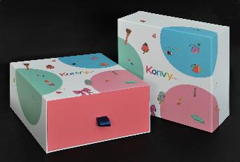 กล่องใส่เครื่องสำอาง Box Set แบรนด์ KONVY โดยบริษัท คอนวี่ อินเตอร์เนชั่นแนล จำกัด