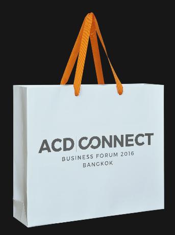 ถุงกระดาษใส่ของที่ระลึก งานประชุม Business Forum 2016 ฺBangkok