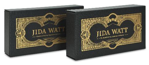 กล่องกระดาษสำหรับใส่แว่น โดย JIDA WATT กล่องกระดาษสีดำ กระดาษหนา แข็งแรง ทนทาน