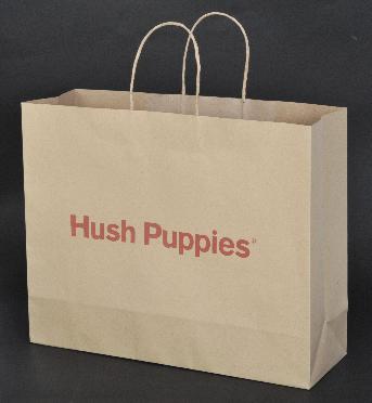 ถุงกระดาษสีน้ำตาล Hush Puppies โดย บริษัท เซ็นทรัลเทรดดิ้ง จำกัด 