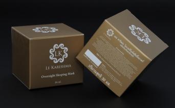 กล่องใส่ผลิตภัณฑ์ดูแลผิวหน้า Overnight Sleeping Mask จาก Le Kerishma 