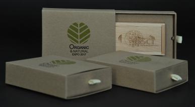 กล่องกระดาษคราฟท์ Organic & Natural Expo 2017 