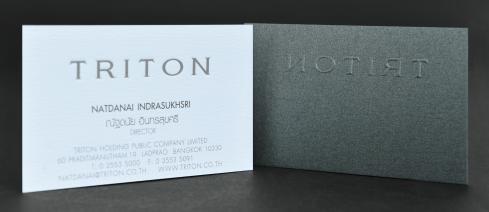 2-color business cards, Standard size 8.5 x 5.2 cm