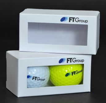 กล่องใส่ลูกกอล์ฟ โดย Ft Group กล่องแบบฝาเปิดด้านข้าง 2 ด้าน
